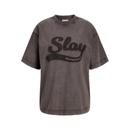 JJXX Jade washed slay patch kortærmet t-shirt - Demitasse