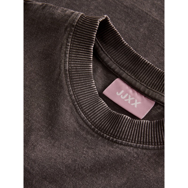 JJXX Jade washed slay patch kortærmet t-shirt - Demitasse