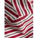 JJXX Gigi kortærmet stribet T-shirt - Scarlet Sage / Vanilla