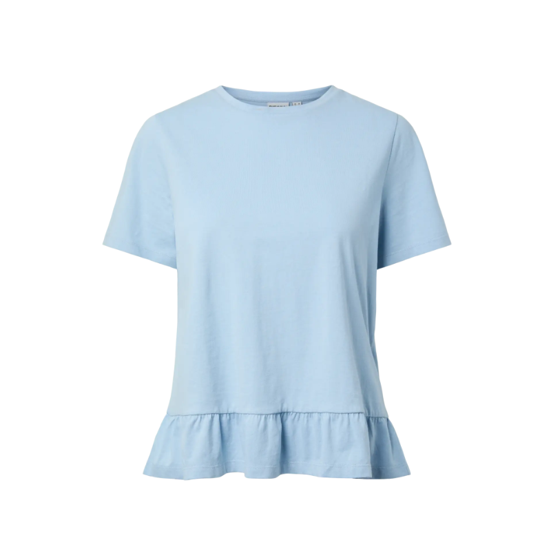 PIECES Disso kortærmet T-shirt - Cashmere Blue