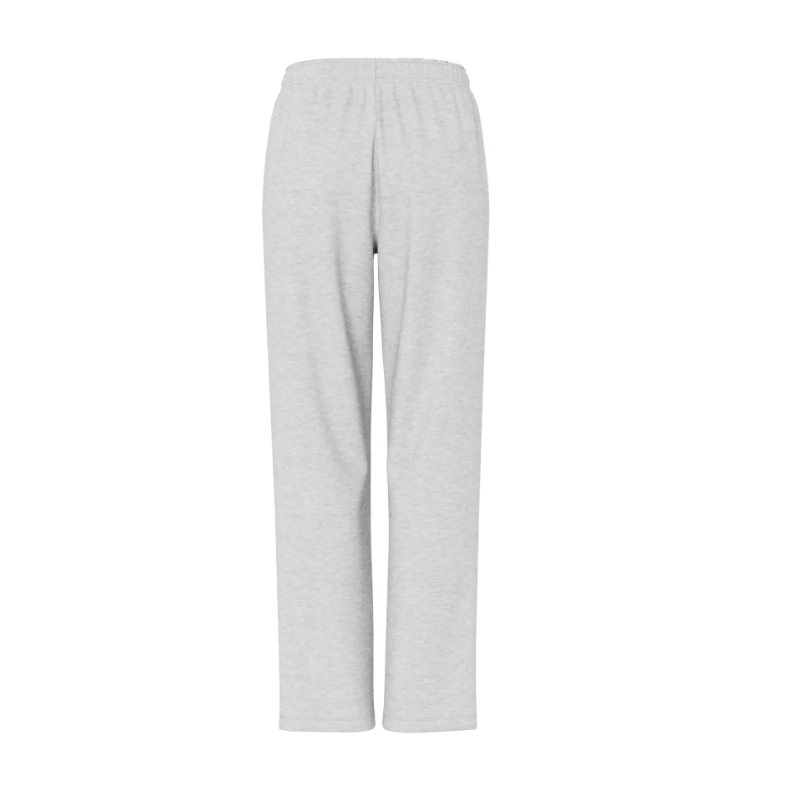 PIECES Chilli højtaljet straight sweatpants - Light Grey Melange