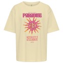 ONLY Bira kortærmet loose fit T-shirt - Anis Flower Sundance