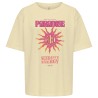 ONLY Bira kortærmet loose fit T-shirt - Anis Flower Sundance