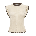 JDY Violet strik flæse pullover - Birch/ Bracken