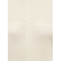 JDY Violet strik flæse pullover - Birch/ Black