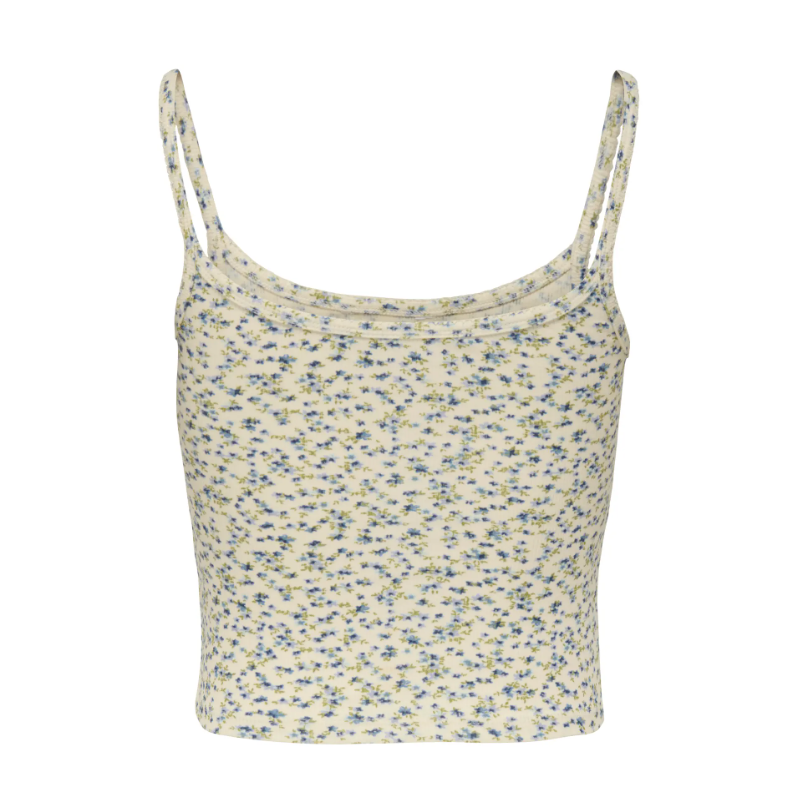 ONLY Eve singlet top - Jet Stream/ Blue Flower