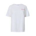 PIECES Sally kortærmet T-shirt - Bright White "LOVE"