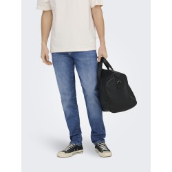 ONLY & SONS Weft regular tailered denim jeans - Medium Blue Denim