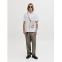 JACK & JONES Sommer Kortærmet hør skjorte - Hvid