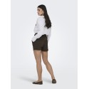 JDY Geggo Life shorts - Chocolate Brown