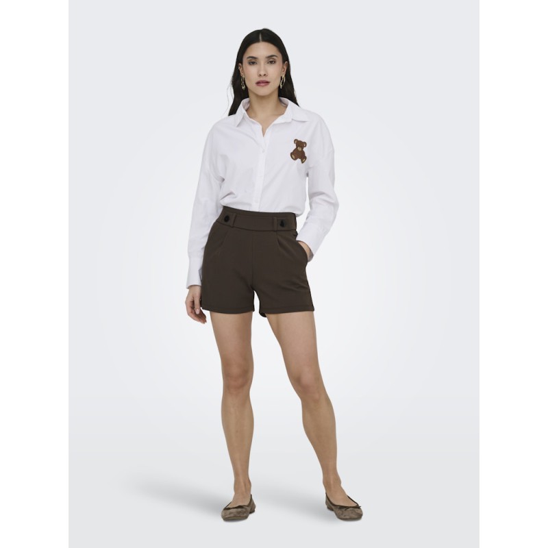 JDY Geggo Life shorts - Chocolate Brown