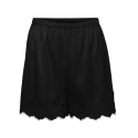 JDY Alana mellemhøj blonde shorts - Sort