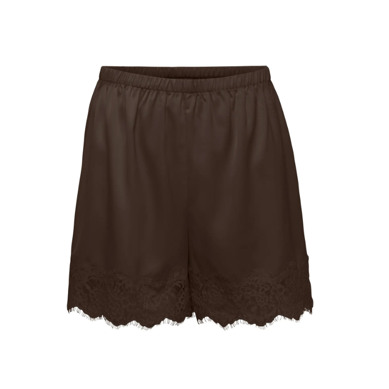JDY Alana mellemhøj blonde shorts - Delicioso