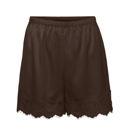 JDY Alana mellemhøj blonde shorts - Delicioso