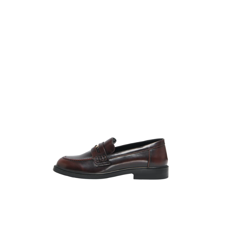 ONLY Lux-12 knap loafers - Decadent Chocolate