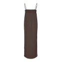 ONLY Mika lang stribet strop kjole - Chocolate Martini