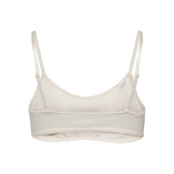 ONLY Carla pointelle scooped bralette - Cloud Dancer