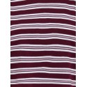 ONLY Livina kortærmet stribet t-shirt - Burgundy TRIPLE