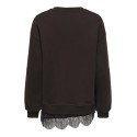 JDY Ella langærmet blonde sweatshirt - Chocolate Torte