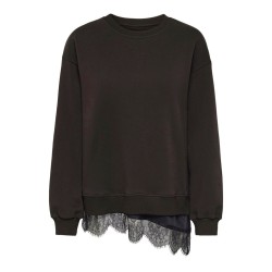 JDY Ella langærmet blonde sweatshirt - Chocolate Torte
