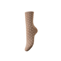 PIECES Ebby glimmer prikket strømper - Natural BIRCH DOTS