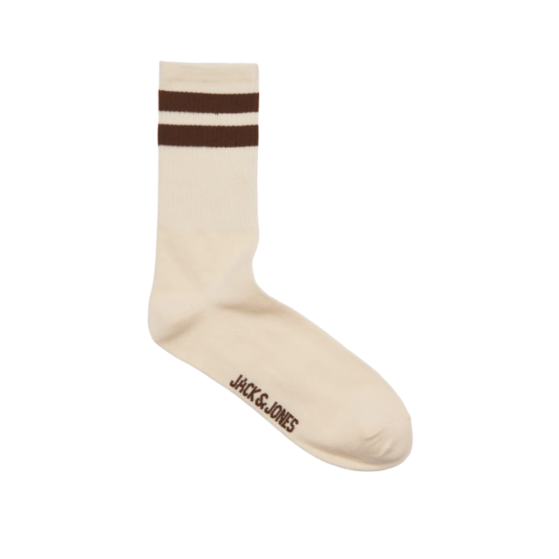 JACK & JONES Travis tennis 3-pak strømper - Buttercream