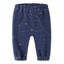 NAME IT Baby Ben barrel sweatjeans - Dark Blue Denim