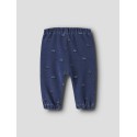 NAME IT Baby Ben barrel sweatjeans - Dark Blue Denim
