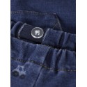 NAME IT Baby Ben barrel sweatjeans - Dark Blue Denim