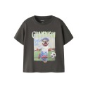 NAME IT Mini Laus kortærmet regular t-shirt - Peat