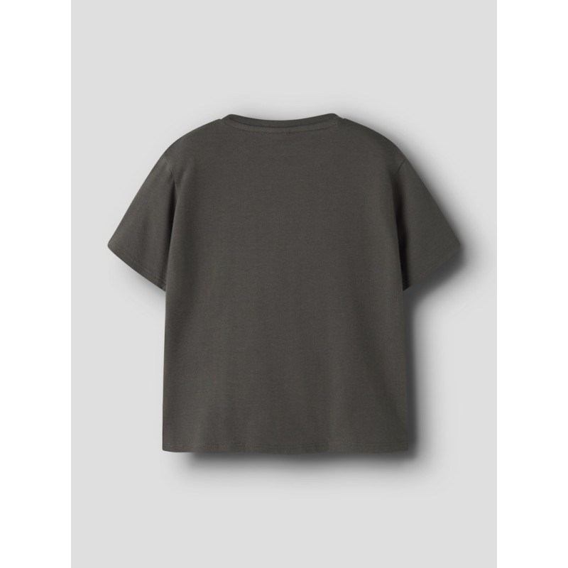 NAME IT Mini Laus kortærmet regular t-shirt - Peat
