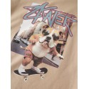 NAME IT Mini Laus kortærmet regular t-shirt - Sesame