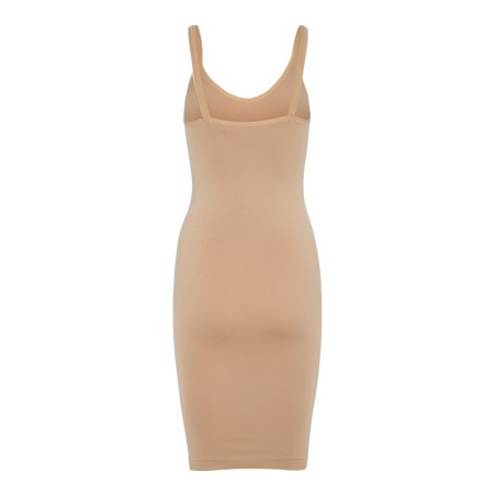 PIECES Ballroom lang singlet - Natur
