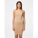PIECES Ballroom lang singlet - Natur