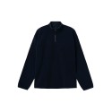 LMTD Nooa langærmet half zip fleece overtrøje - Dark Sapphire