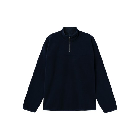 LMTD Nooa langærmet half zip fleece overtrøje - Dark Sapphire