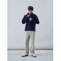 LMTD Nooa langærmet half zip fleece overtrøje - Dark Sapphire