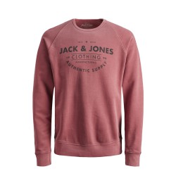 JACK & JONES JUNIOR jean washed Sweatshirt - Rio Red