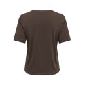 JDY Rex Basic kortærmet t-shirt - Coffee bean