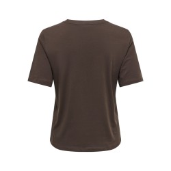 JDY Rex Basic kortærmet T-shirt - Coffee bean