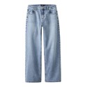 LMTD Bett brede mellem talje denim jeans - Light Blue Denim
