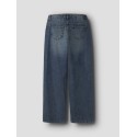 LMTD Bett brede mellem talje denim jeans - Vintage Dark Blue Denim