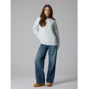 LMTD Bett brede mellem talje denim jeans - Vintage Dark Blue Denim