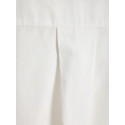 JJXX Caro poplin langærmet bluse - Blanc de Blanc