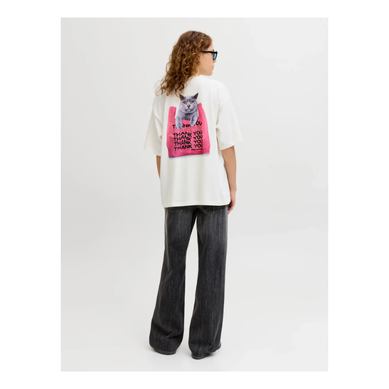 JJXX Millow loose kortærmet t-shirt - Sugar Swizzle
