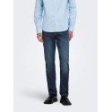 ONLY & SONS Weft regular tailored denim jeans - Dark Blue Denim