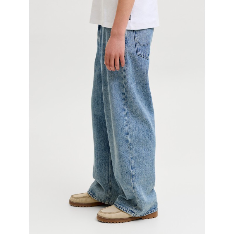 JACK & JONES JUNIOR Dave brede denim jeans - Blue Denim
