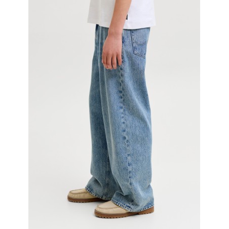 JACK & JONES JUNIOR Dave brede denim jeans - Blue Denim