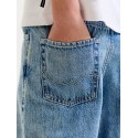 JACK & JONES JUNIOR Dave brede denim jeans - Blue Denim