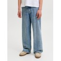 JACK & JONES JUNIOR Dave brede denim jeans - Blue Denim